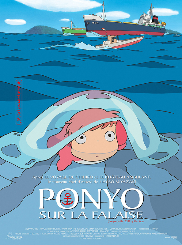 Ponyo sur la falaise, Hayao Miyazaki, musique de Joe Hisaishi